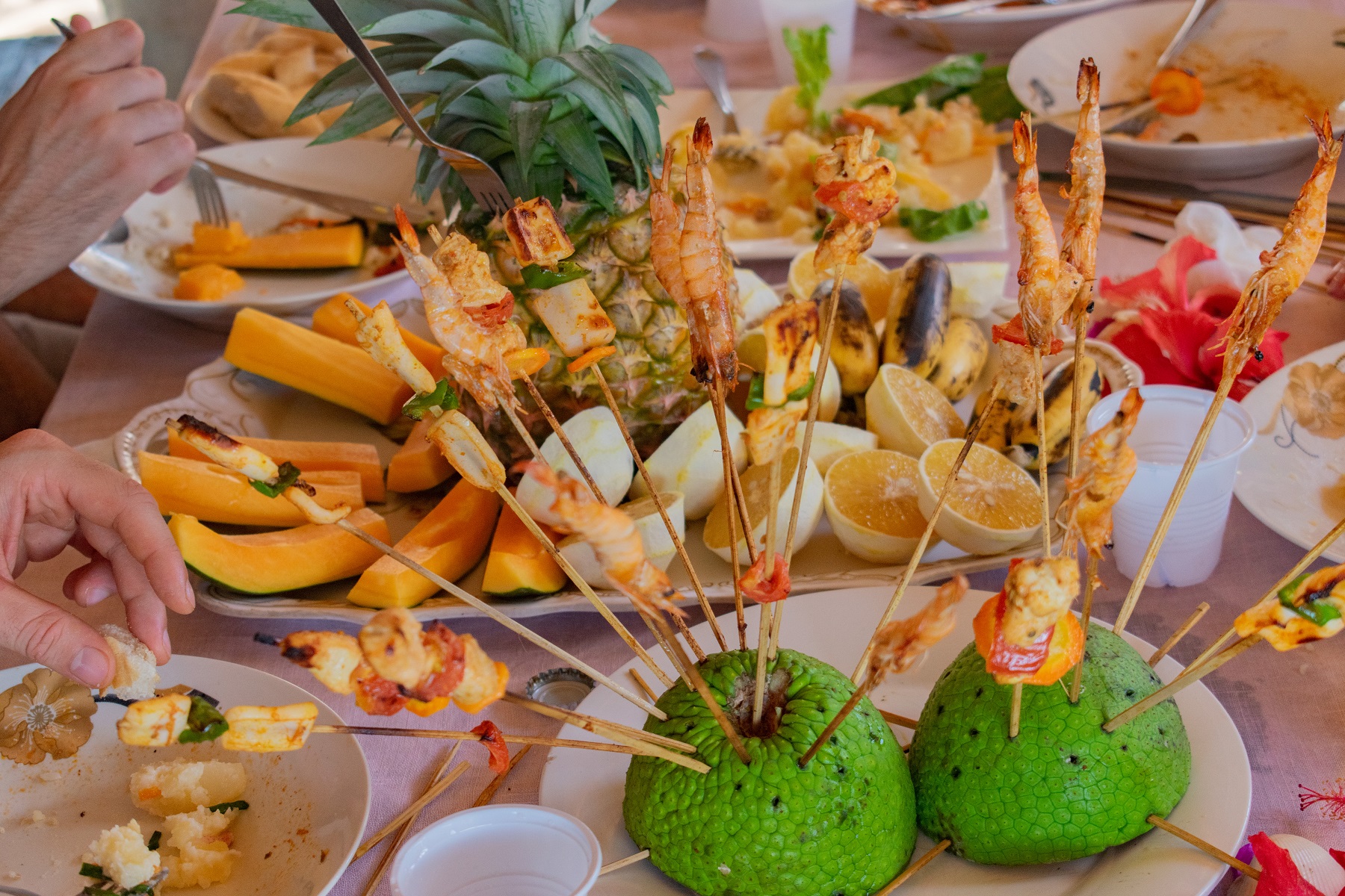 Posiłki na Nosy Iranja